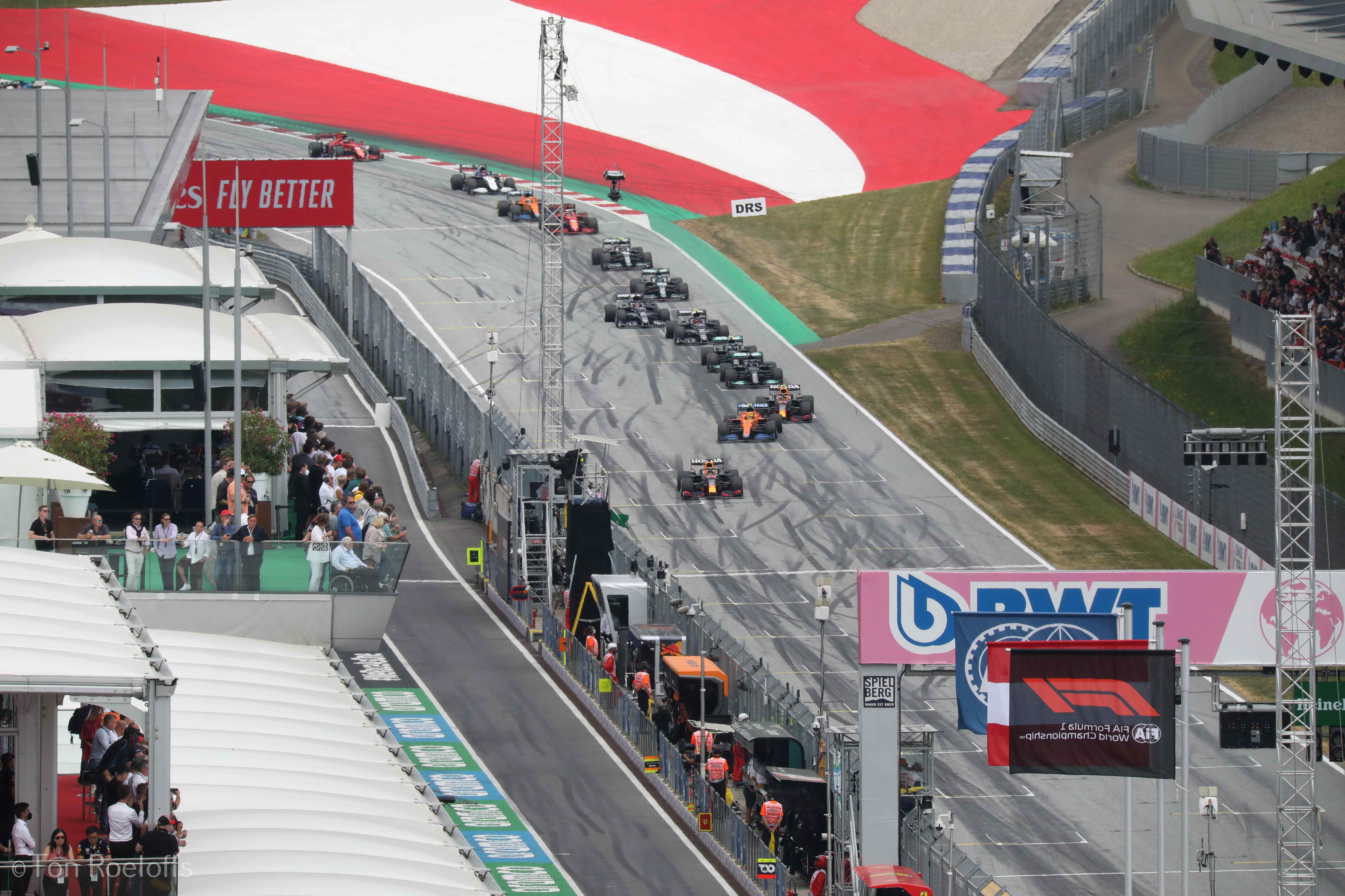 Verstappen pitbox